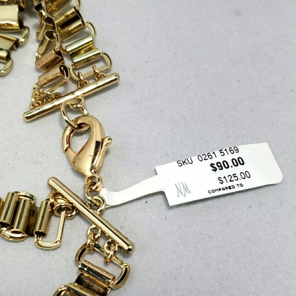 Neiman marcus gold chain with stones - Picture 5 of 5